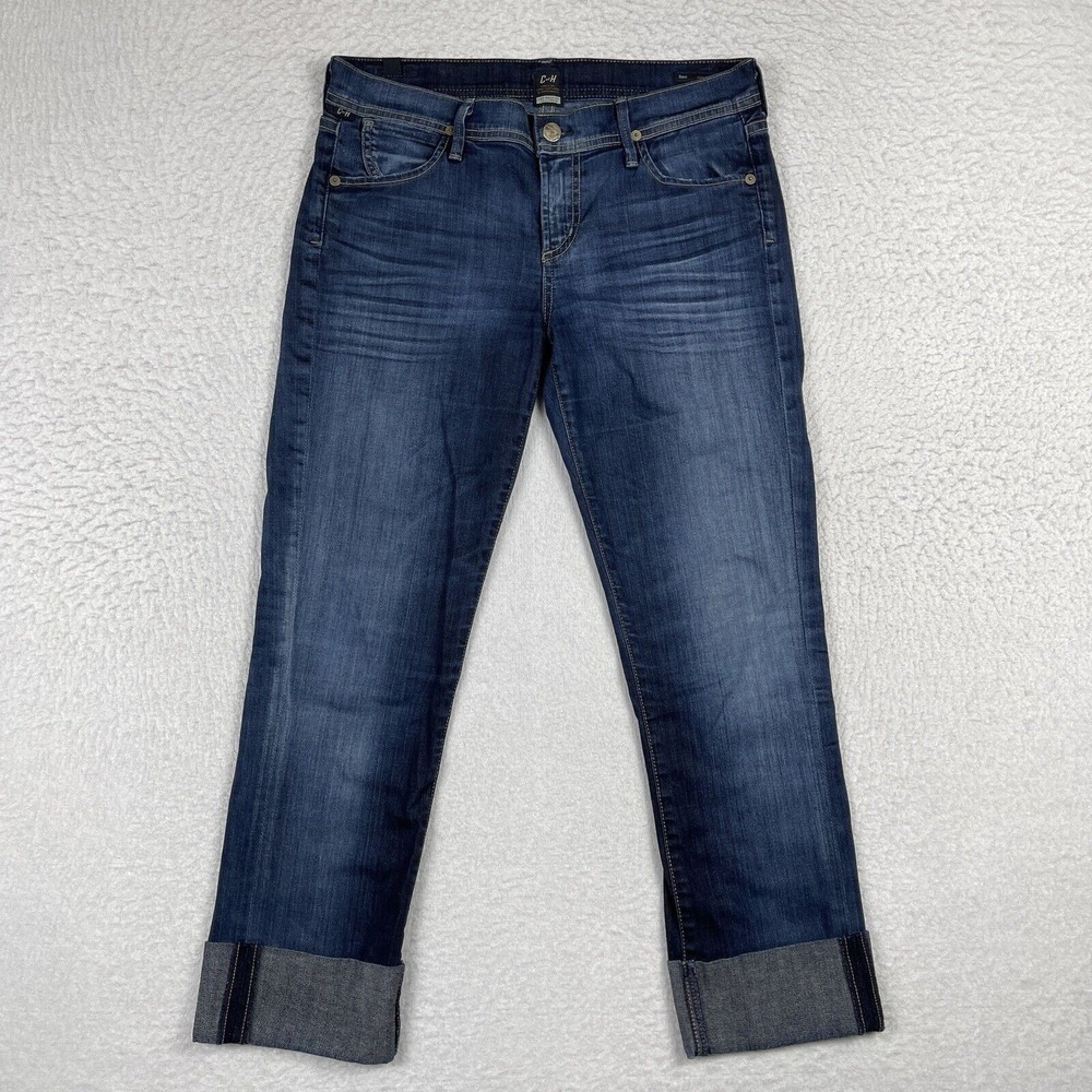 Citizens Of Humanity Jeans Womens‎ 28 Blue Denim Dani Cropped Straight COH Pants